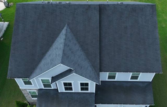Plan view — the full roof in one frame